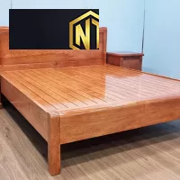 GIƯỜNG NGỦ GỖ SỒI CAO CẤP GIÁ TỐT